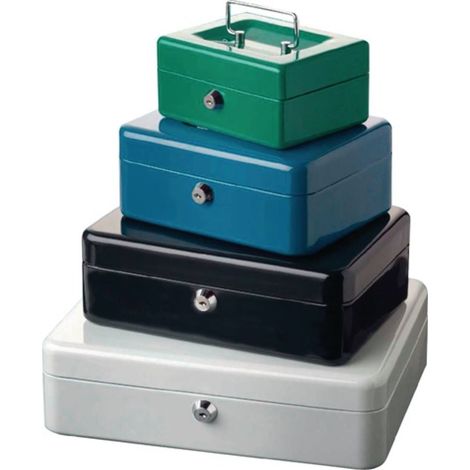 Caja L.125xH.60xP.95 mm acero pintado rojo con cerradura de cilindro (1/2)