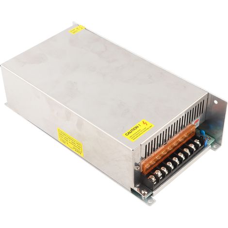 Alimentation à découpage DC48V 16.7A 800W, bloc d'alimentation en alliage d'aluminium pour bande LED, écran LED et imprimante 3D, modèle S-800-48, entrée AC 170-250V (1/5)
