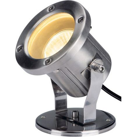 Projecteur extérieur NAUTILUS 10 SPOT inox 316 GU10 25W max. IP55 - SLV - 229741 (1/3)