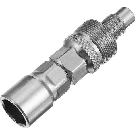 Extracteur de manivelle argenté pour vélo, outil de démontage de support de pédalier, 1 pièce. (1/5)