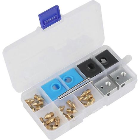 Pièce pour imprimante 3D V6/MK8 : chaussette de protection en silicone pour bloc chauffant Hotend-MK8 (1/5)