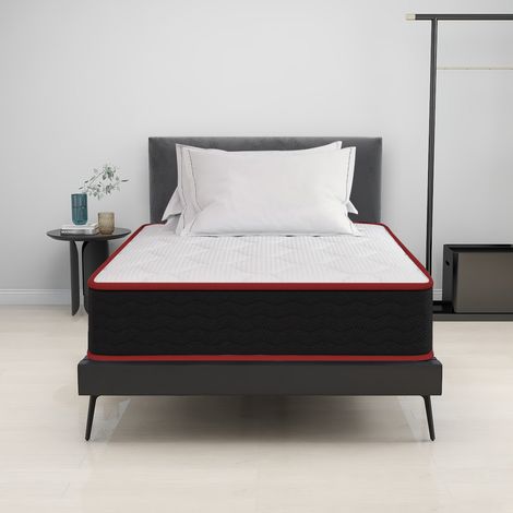 Bolli – Matelas mousse 90x190 – Épaisseur 16cm – Fermeté modérée – 7 zones de confort – Haute densité et respirant