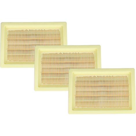 vhbw Filterset 3x Staubsaugerfilter kompatibel mit Metabo AS 18 L PC Staubsauger - HEPA Filter Allergiefilter