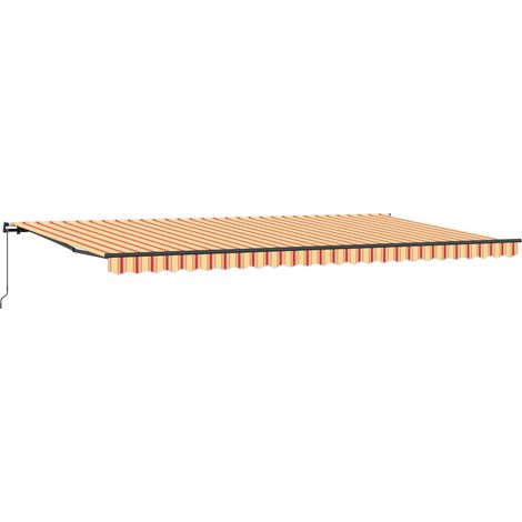 Maison Exclusive - Tenda Retrattile Giallo e Arancione 600 × 350 cm