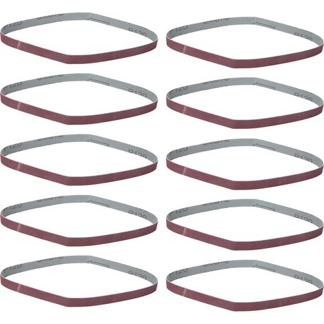 Ortviai Bande abrasive circulaire 457 x 13 mm, oxyde d'aluminium GXK51-B (grain 120), lot de 10 (1/5)