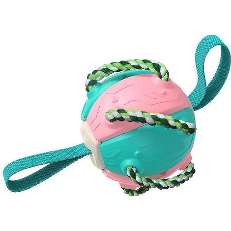 couleur Rose Jouet Interactif Pour Chien Avec Disque Volant Avec Languettes De Prehension Boule De Soucoupe Volante Pour Chiens Jouet D'exterieur