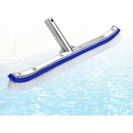royaluxe-Brosse murale et carrelage pour piscine, tête de brosse résistante en vinyle, aluminium poli, pour le nettoyage des murs, des carreaux et des sols, tête de brosse avec poils en nylon (1/5)