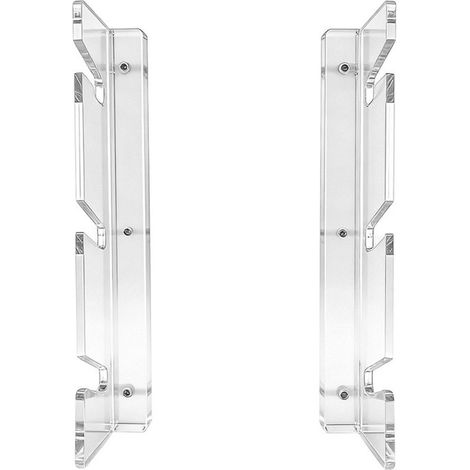 Skateboard-Halterung – Wandmontage – Platzsparend – 33 x 13 x 3 cm – Transparent (1/5)
