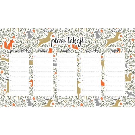 Plan de lección magnético Spring Glade 30 x 17,5 cm