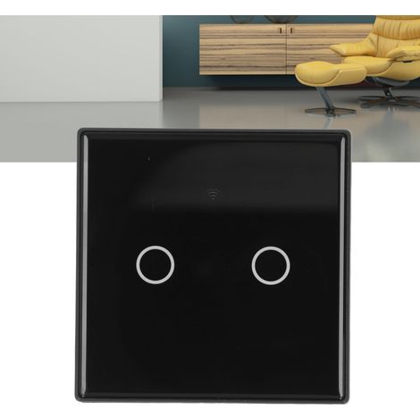 Intelligentes drahtloses Lichtsteuerpanel, WLAN-Smart-Schalter, Berührungsschalter, Alexa-Sprachsteuerung, 100–250 V (1/5)