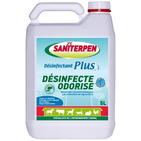 Désinfectant plus Bidon de 5L - Lot de 4 - Action Pin