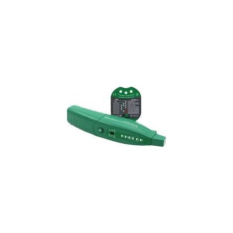 Stromkreissuchgerät und Kabeltester mit elektrischer Kabelerkennung, volle Funktionalität für 110-250V AC-Installationen, Kabelverfolgung, EU-Standard-konformer Stecker [Batterie nicht enthalten] (1/5)