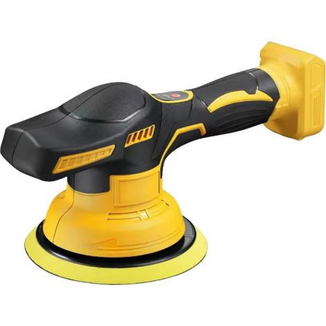 Machine de polissage voiture sans fil 18V Dewalt compatible, 8 niveaux de vitesse, 0–4500 tr/min, outil multifonction pour correction rayures et finition peinture
