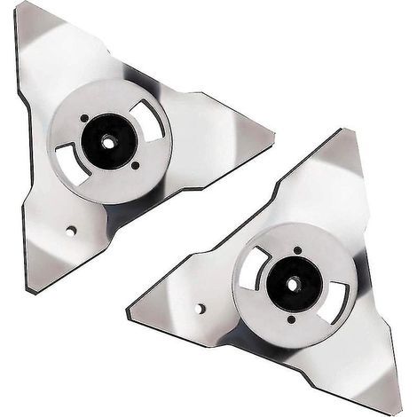 Pack de 2 lames de rechange pour robot tondeuse Robomow RS TS MS RC TC MC – Acier inoxydable – Revêtement extra-dur pour coupe précise