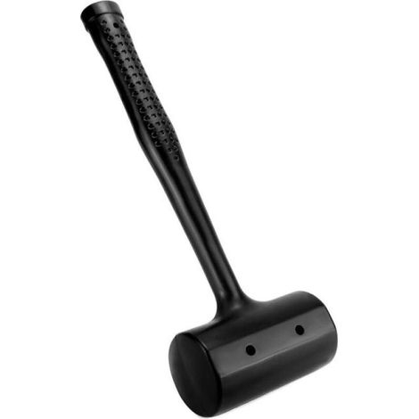 Maillet Caoutchouc Ø 70 mm - Monobloc 1050g - Résistant aux chocs, idéal pour carrelage, bois, maçonnerie (1/5)