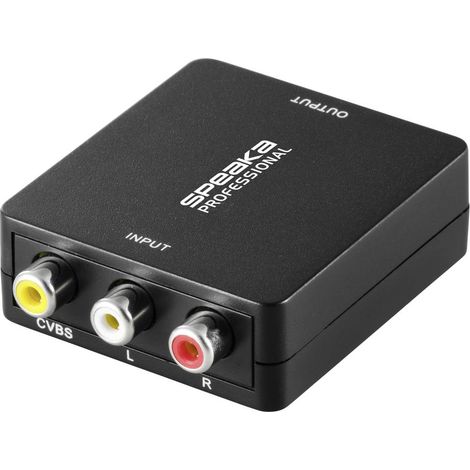SpeaKa Professional AV Convertitore [RCA - HDMI] 1920 x 1080 Pixel (1/5)