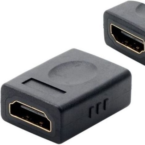 Coupleur HDMI Femelle Femelle 4K, Rallonge HDMI Femelle vers Femelle Connecteur 2.0, Adaptateur HDMI Extenseur Plaqué Or Support 3D @60Hz HDR Arc Compatible avec Moniteur, PC, PS5, Xbox, DVD (1/5)