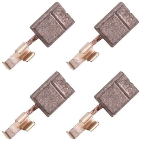 4 PièCes SéRies Balais de Charbon pour DTD146 DHP456 DHP458 , XU,BHP456 BDF446 BHP454 CB440 Perceuse à Percussion éLectrique Sans - (1/4)