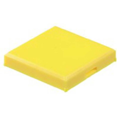 Georg Schlegel Tasterkappe, flach transparent Farbe gelb Ausführung beschreib- und beleuchtbar - 1 Stück