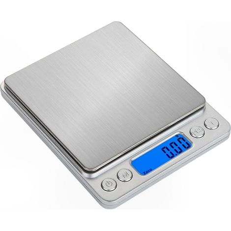 Hochpräzise digitale Küchenwaage 5 kg/1 g, hintergrundbeleuchtetes LCD-Display, wiegt Lebensmittel in Gramm und Unzen, ideal zum Backen und Kochen, ein unverzichtbares Küchenaccessoire. (1/5)