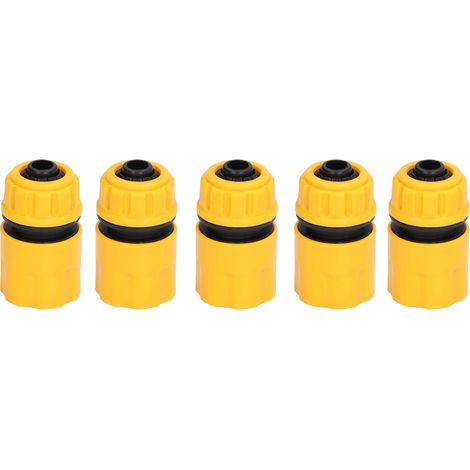 5-teiliges Schlauchadapter-Rohrverbinder-Set aus ABS, 3/4 Zoll, Schnellkupplungsset für den Garten (1/5)