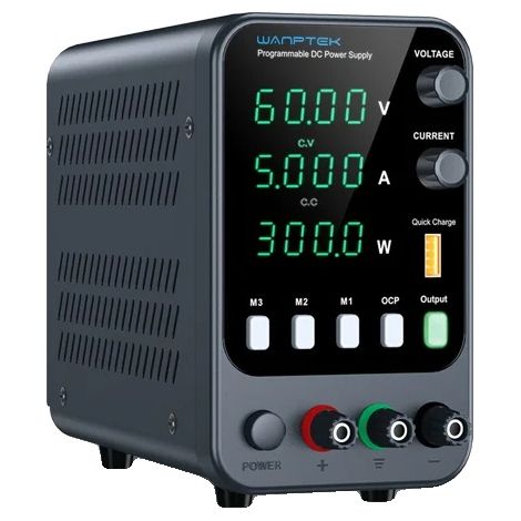 Fuente de alimentación, voltaje ajustable, tres grupos de memoria, APS605H 60V 5A (1/2)