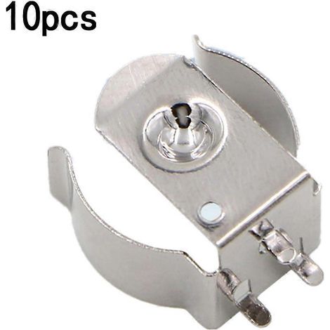 10 Stück/Packung 18650 CR123A Batterien Federkontaktplattenanschlüsse Silber