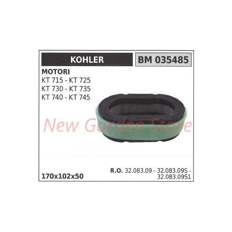 Filtro aria KOHLER trattorino rasaerba KT 715 725 730 735 740 745 035485