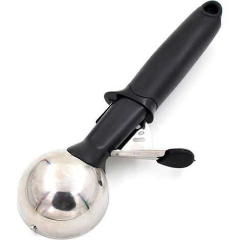 Sosoport Edelstahl-Eiskugelportionierer mit ergonomischem Griff und (1/5)