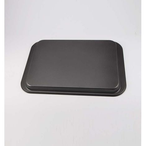 Plaque de cuisson peu profonde antiadhésive, plateau de barbecue rectangulaire, poisson grillé domestique, pizza, biscuits, four, équipement de cuisson (1/3)