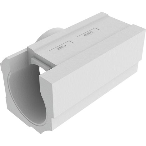 Conduit d'air en plastique. Raccord en T Reno-Pipe avec profil stucco RP-ST (4 pièces)