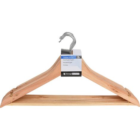Set di 8 grucce in legno KH1000030 Soluzioni per riporre oggetti