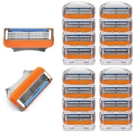 [JAMAIS UTILISÉ]Pack de 16 rasoirs pour homme avec lame compatible Fusion 5 (1/4)