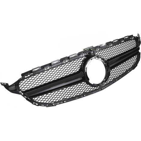 Grille calandre Mercedes classe C W205 de 2018 a 2021 Noir-42693082 (1/4)