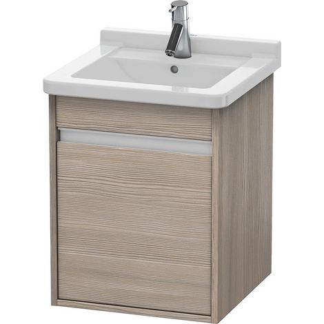 Mueble bajo lavabo KETHO 445x440x550mm apertura izquierda pino plateado