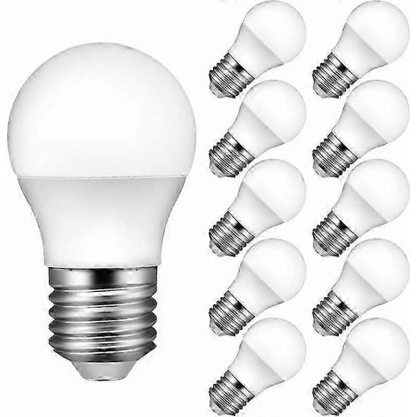 Filiyano-Ampoule LED E27, blanc froid 6500K, 3W équivalent à 30W, 300 lm, lot de 10 (1/4)