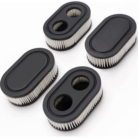 4 Stücke Rasenmäher Luftfilter Kompatibel mit Briggs &amp Stratton Motoren 798452 593260, Rasenmäherfilter Ersetzen