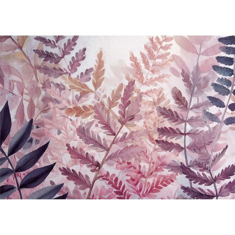 Fototapete Farnblätter Natur – Moderne Großformat Wandtapete 150x105 cm – Für Wohnzimmer & Schlafzimmer