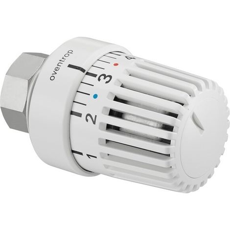 OV  cabeza  termostática  UNI  L  con  sensor  fijo,  blanco,  con  posición  cero (1/3)