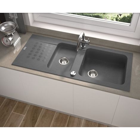 CAREA - DUO 2 Becken Einbauspüle