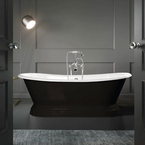 Bañera de Hierro SOUTHPORT negra  180 cm