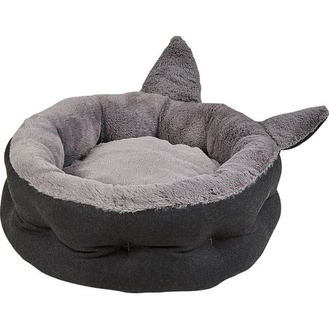 Cama para animales de poliéster piel gris 45 cm mascota perro gato Kepez
