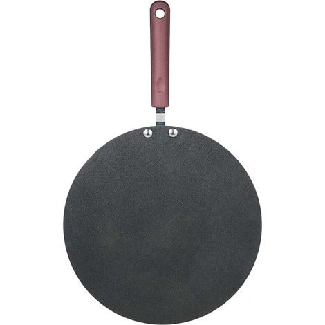 Crêpe Pan Crêpe, poêle à frire plate antiadhésive compatible avec induction 11.42in