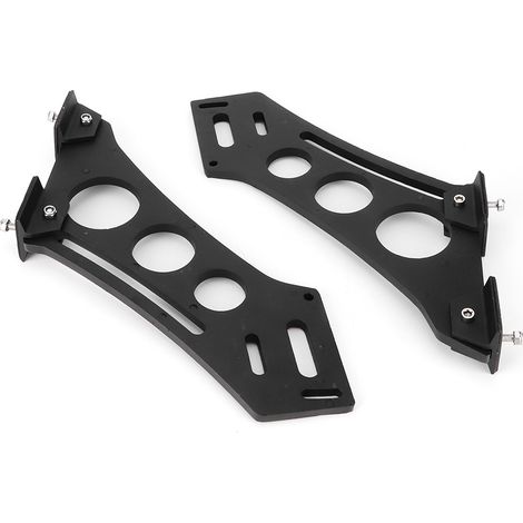 Aileron de coffre universel 10 pouces en aluminium CNC, support de montage racing pour aile arrière de voiture, kit de fixation