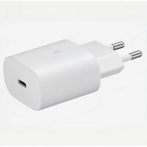 25-W-USB-C-Schnellladegerät, Netzteil, USB-C-Ladegerät, Weiß (1/2)