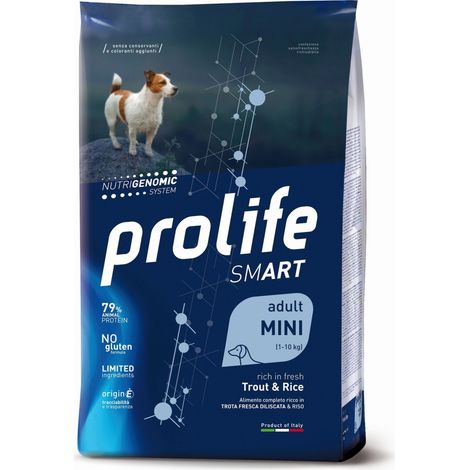 Cane - Smart Mini Trota & Riso Prolife 2 Kg