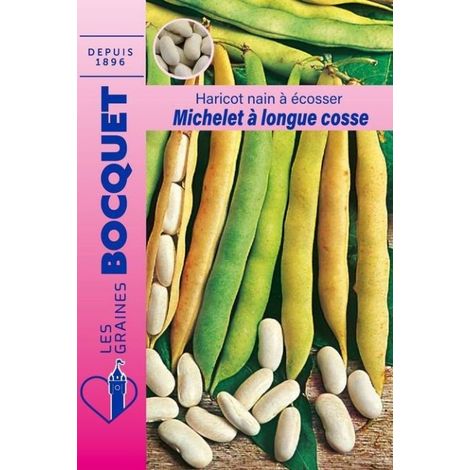 Haricot nain à écosser Michelet à longue cosse  - 120g
