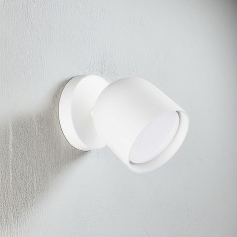 Applique spot métal blanc Dodo orientable (1/3)