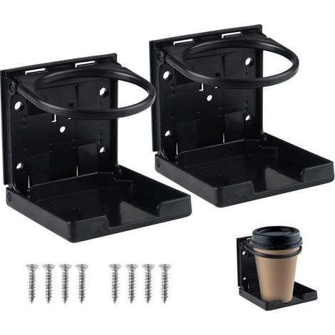 Lot de 2 porte-gobelets de voiture, porte-gobelets pliables, porte-bouteilles réglable, porte-gobelets à café (1/5)