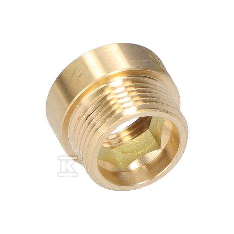 Rallonge en laiton 3/4" 10 mm jaune O